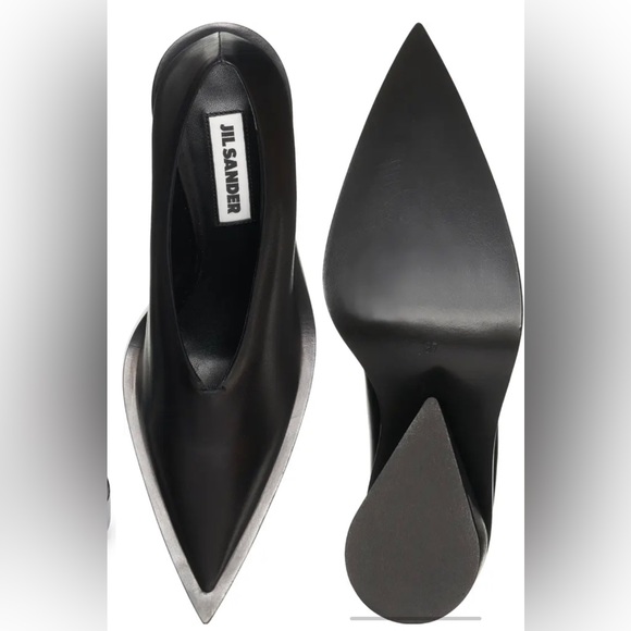 Jil Sander Shoes - Jill Sander Tripon pointed toe pump in black